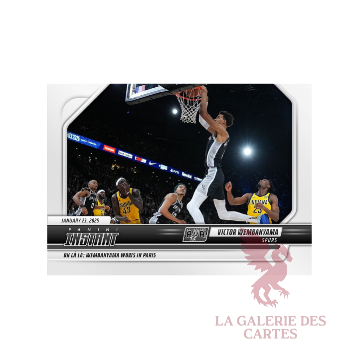 Panini Instant Wembanyama Wows in Paris