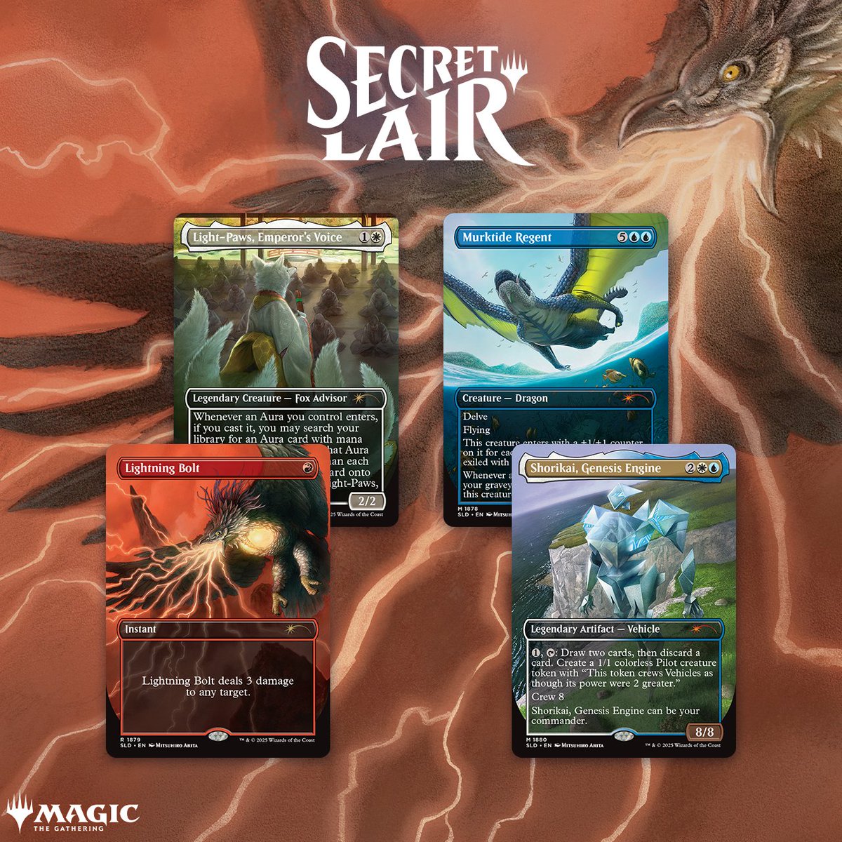MTG US Magic The Gathering Secret Lair featuring Mitsuhiro Arita scéllé