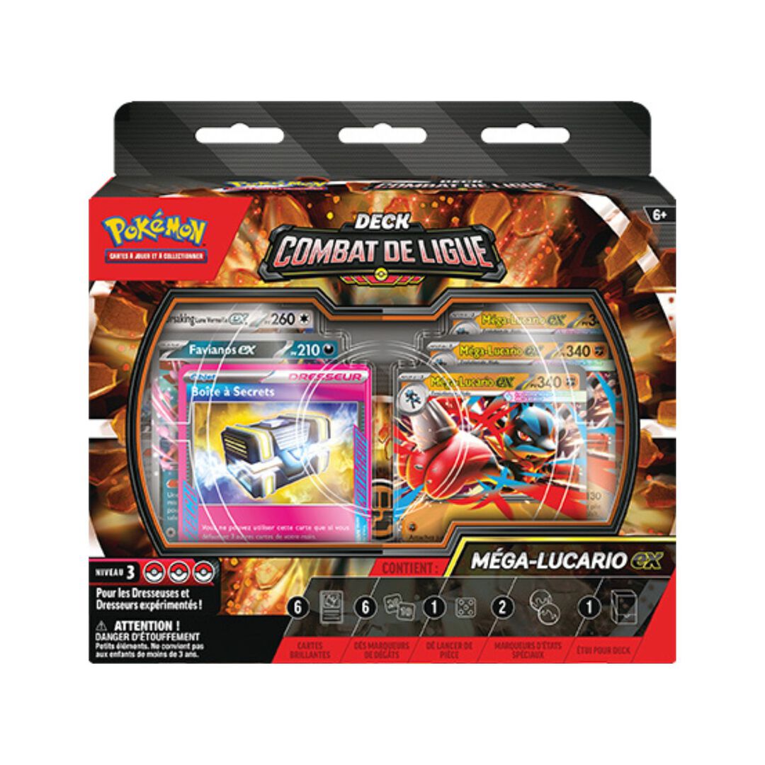 POKÉMON FR Deck Combat De Ligue Mega Lucario ex