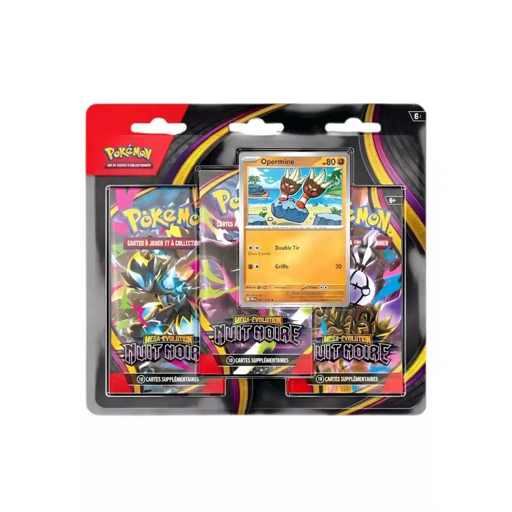 Pokémon FR Tripack Nuit Noire ME05