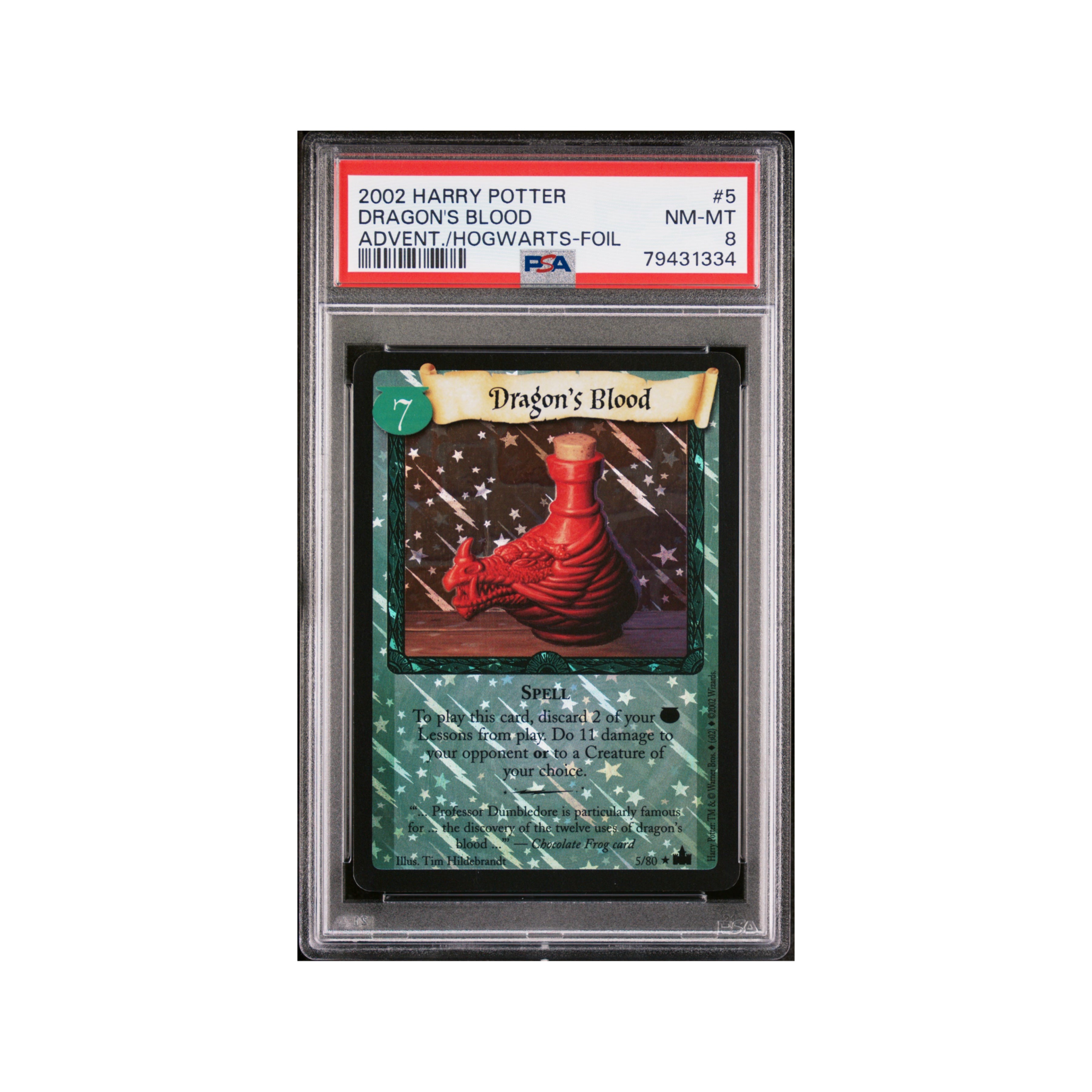 Harry Potter US Dragon’s Blood Foil PSA 8