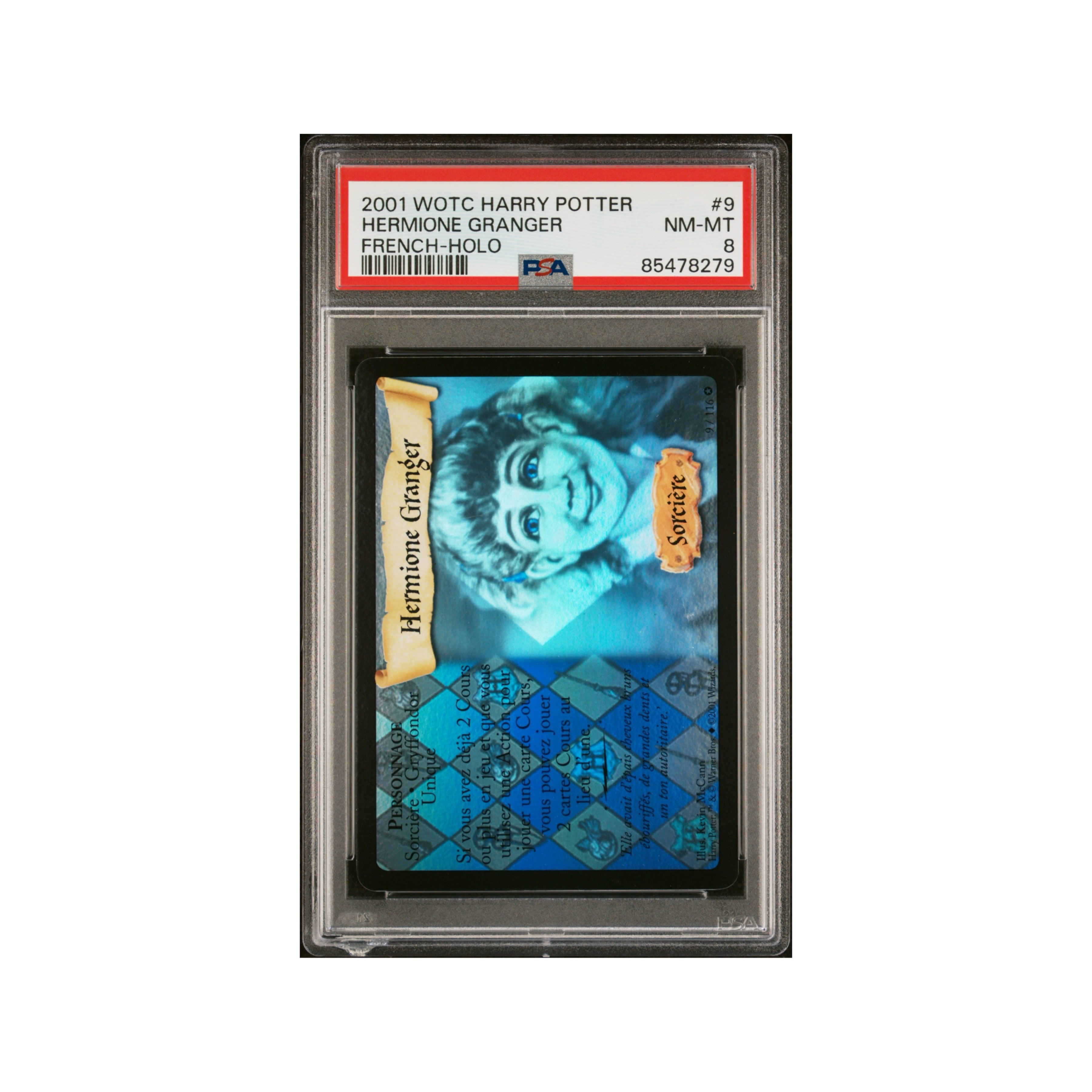 Harry Potter FR Hermione Granger holographique PSA 8