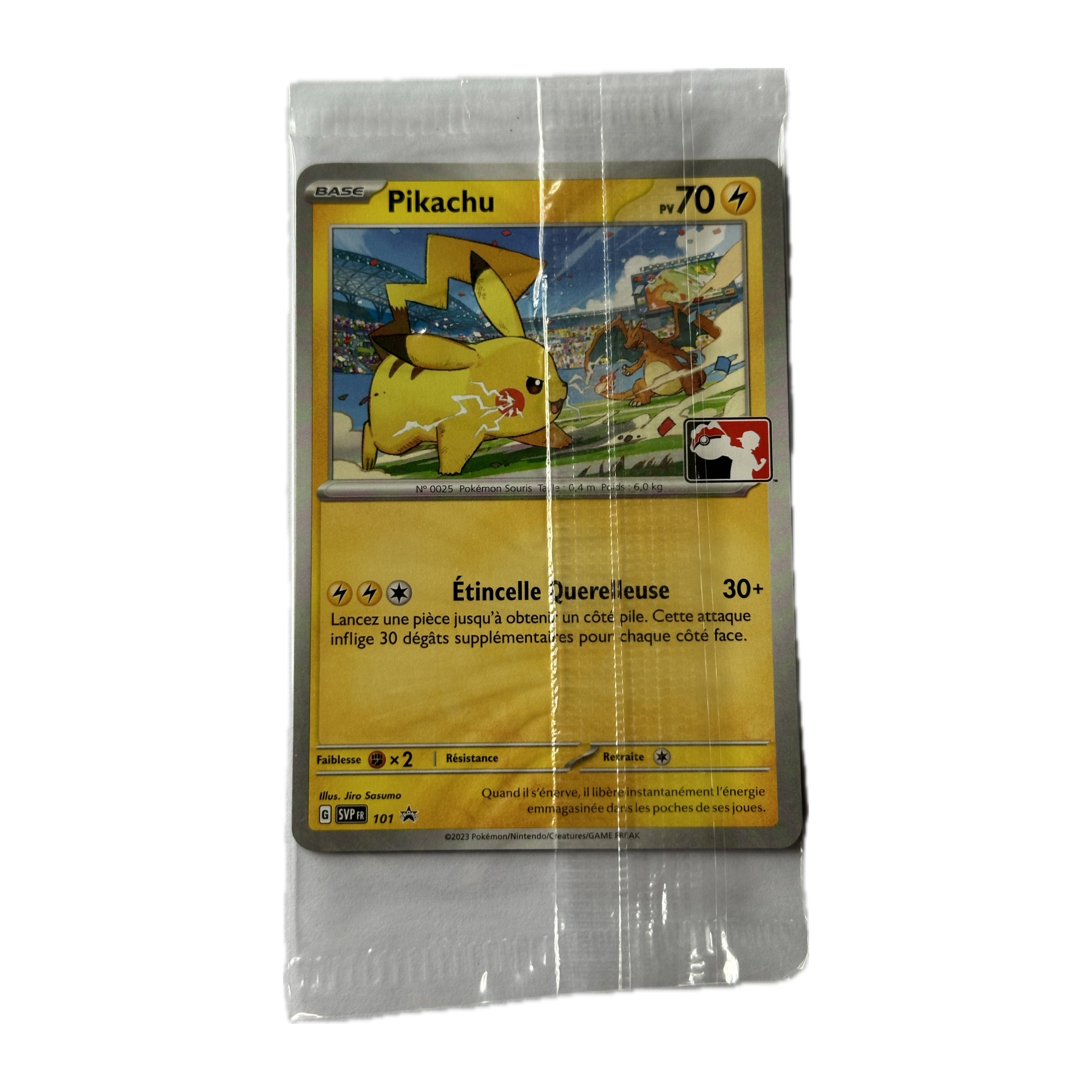 Pokémon FR Pikachu SVP 101 Ligue scéllé