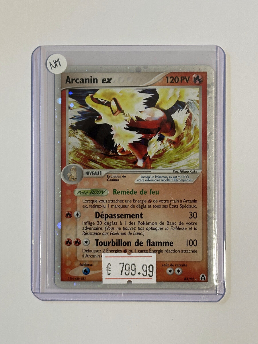 Pokémon FR Arcanin ex #83/92