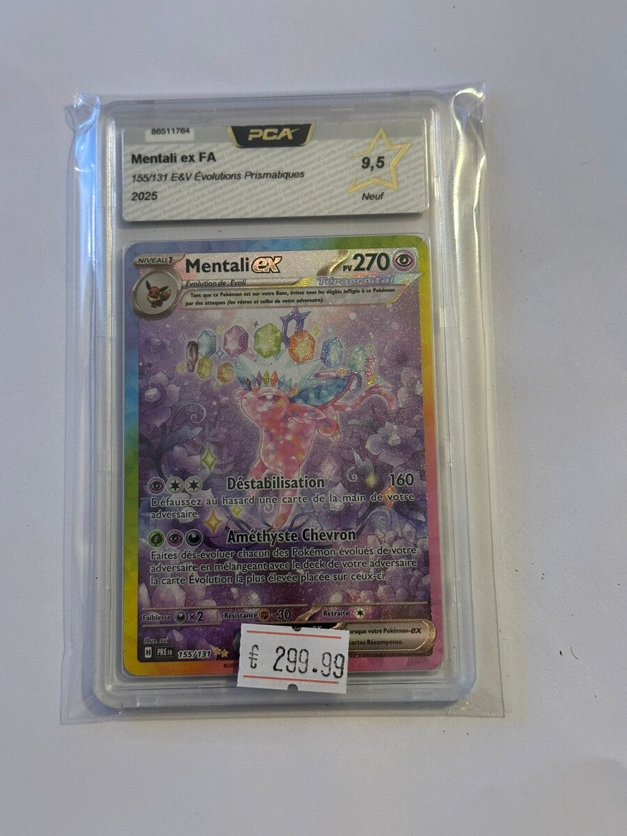 Pokemon FR Mentali ex #155/131 - Évolutions Prismatiques FA - PCA 9.5