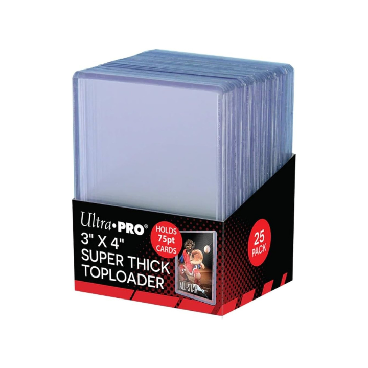 PROTECTIONS Ultra Pro Toploader x25 épais Super Thick 75pt