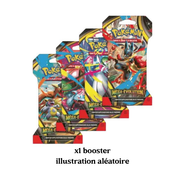 Pokémon FR Blister Cartonné ME1 Méga Evolution illustration aléatoire
