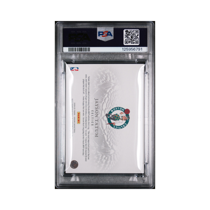 PANINI US Jayson Tatum 2024 Origins Black Snake Eyes SSP PSA 9