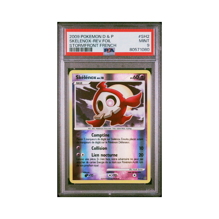 Pokémon FR Skélénox Shiny Secrete DP Tempête SH2 2009 PSA 9