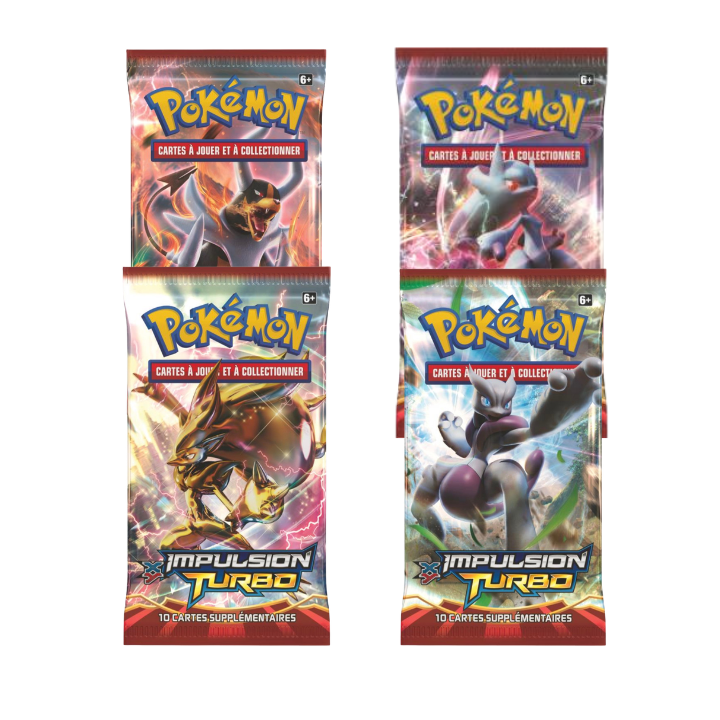 Pokémon FR Artset 4 boosters XY Impulsion Turbo