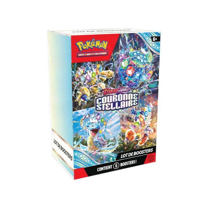 Pokémon FR Bundle 6 boosters EV7 Couronne Stellaire