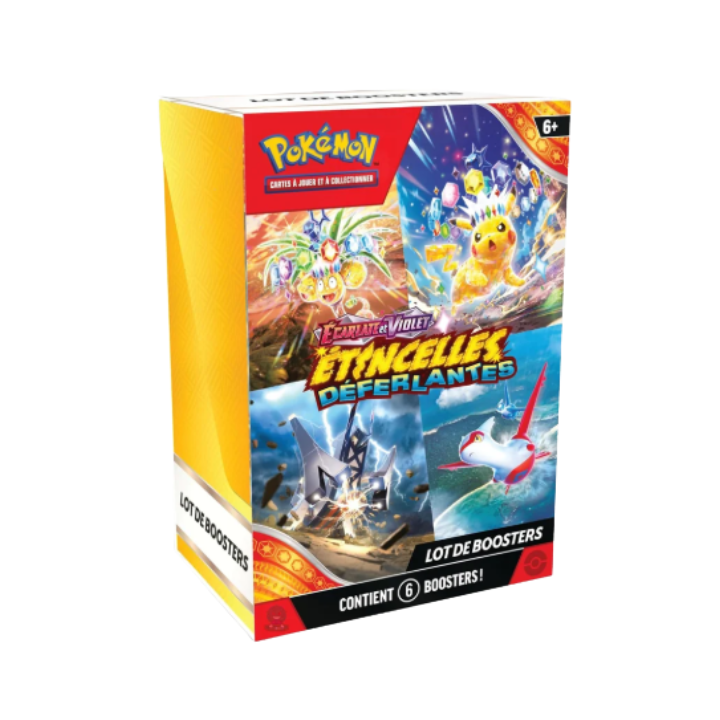 Pokémon FR Bundle EV8 Etincelles Déferlantes 6 boosters