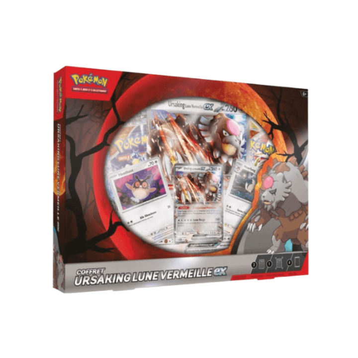 Pokémon FR Coffret Ursaking Lune Vermeille ex