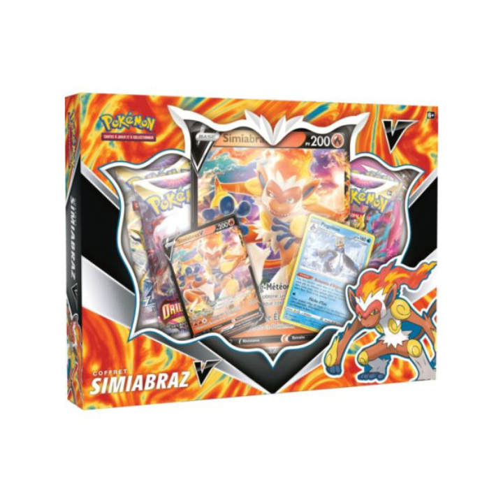 Pokémon FR Coffret Simiabraz V 4 boosters