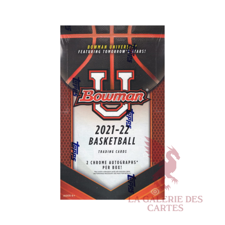 TOPPS US Hobby Box Bowman University Basketball 2021 - 22