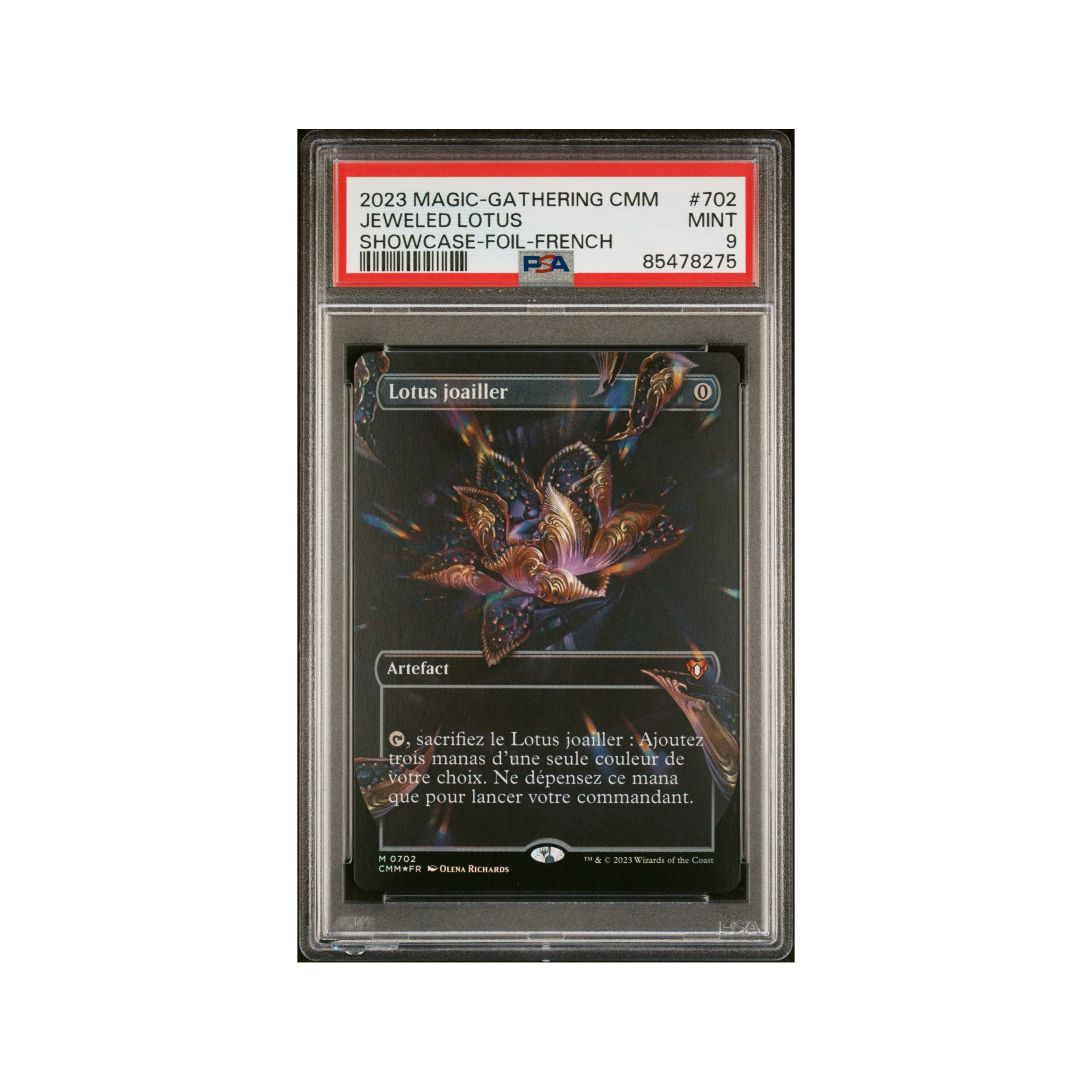 MTG FR Lotus Joailler Showcase Foil PSA 9