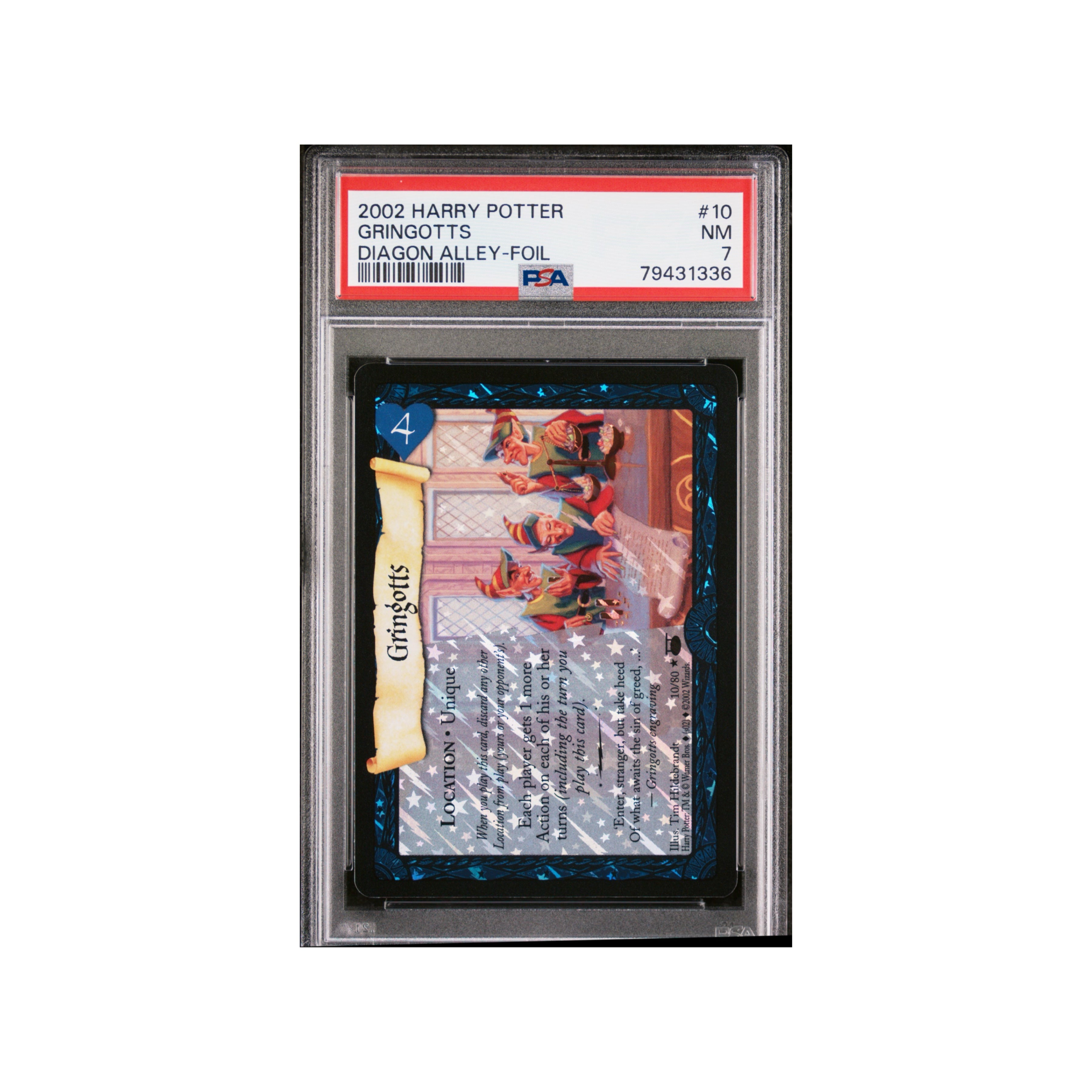 Harry Potter US Gringotts Foil PSA 7