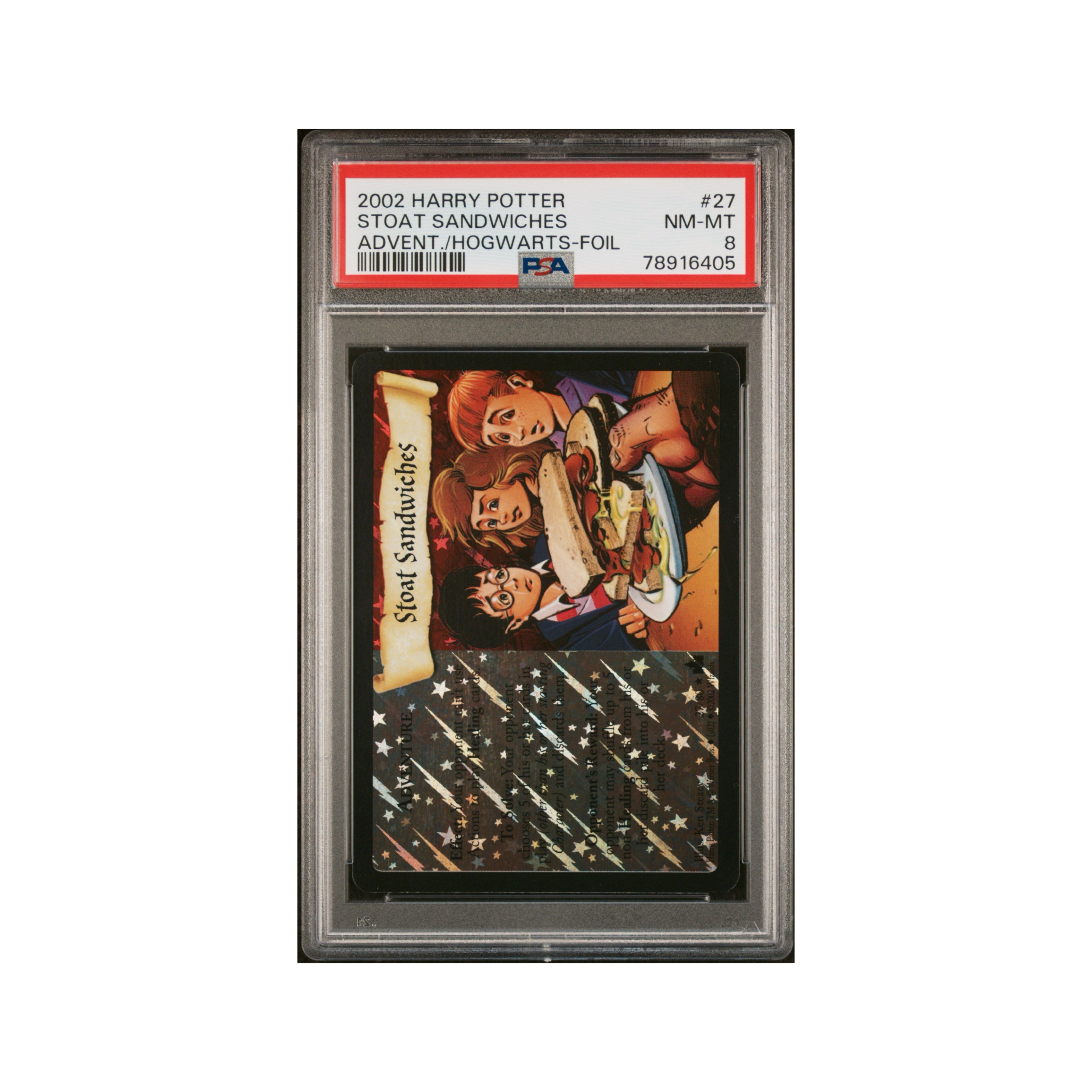 Harry Potter US Stoat Sandwiches foil PSA 8