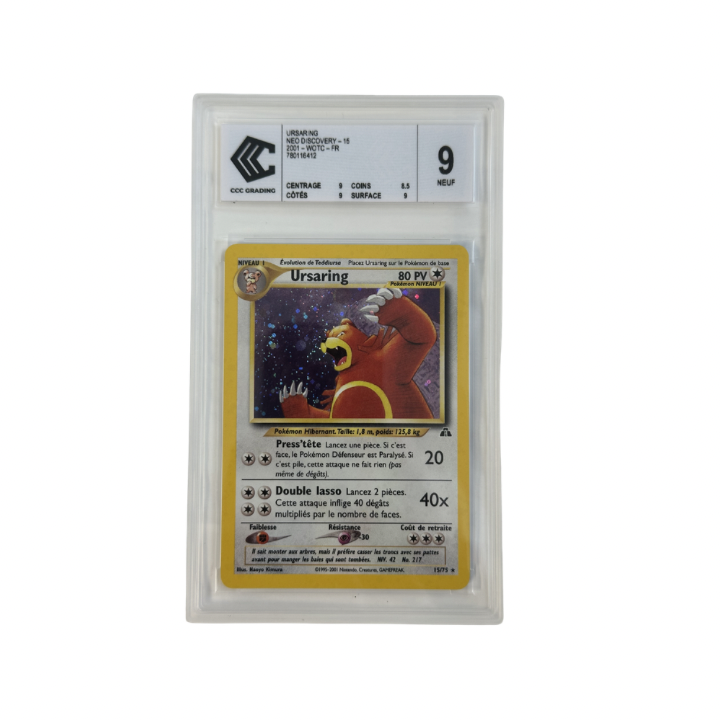 Pokémon FR Ursaring Holo 15/75 Neo Discovery CCC 9