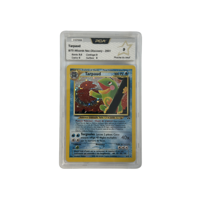 Pokémon FR Tarpaud Holographique 8/75 Néo Discovery PCA 9