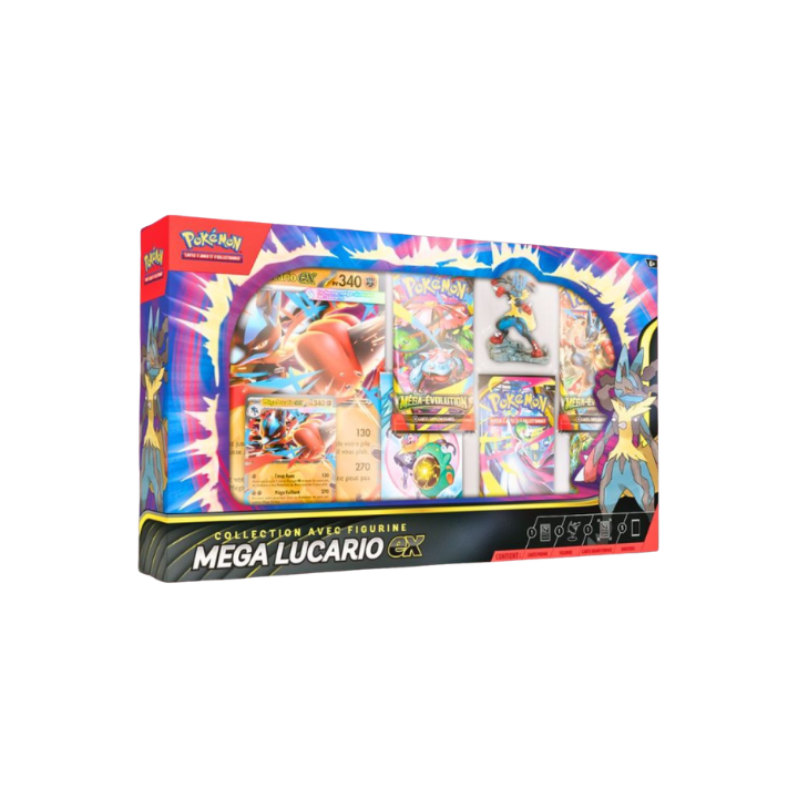 Pokémon FR Coffret Collection Figurine Mega Lucario ex