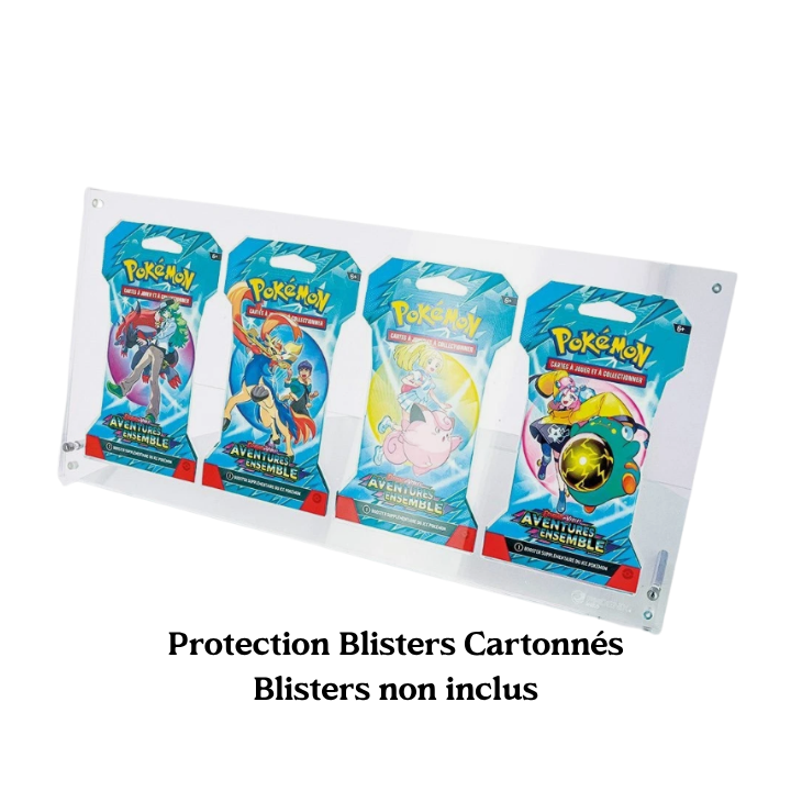 PROTECTIONS Phoenix Shield 4 Emplacements Acrylic Blister Cartonné Booster Art Set