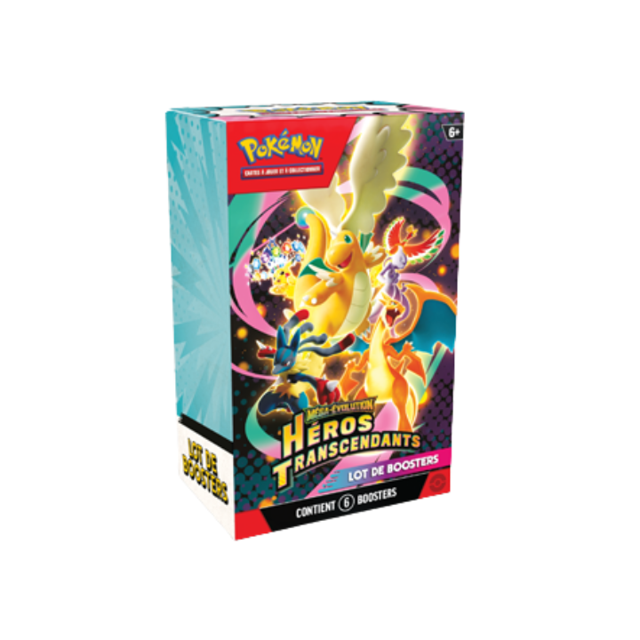 Pokémon FR Bundle Héros Trascendants ME2.5 Lot de 6 boosters