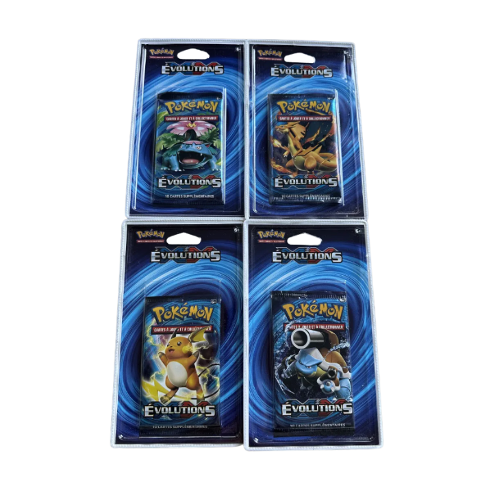 Pokémon FR Artset 4 Blisters XY Evolutions XY12