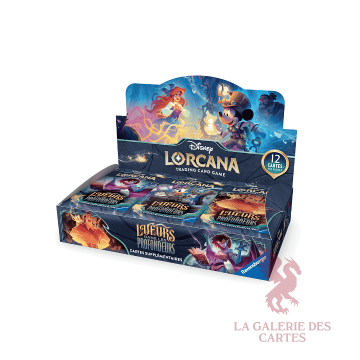 Lorcana FR Display Disney Chapitre 10 Lueurs Dans Les Profondeurs Boite de 24 boosters