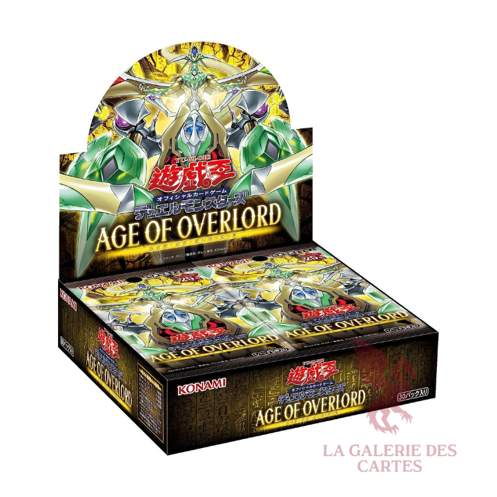 Yu-Gi-Oh! JPN Display OCG Age Overlord Japonais