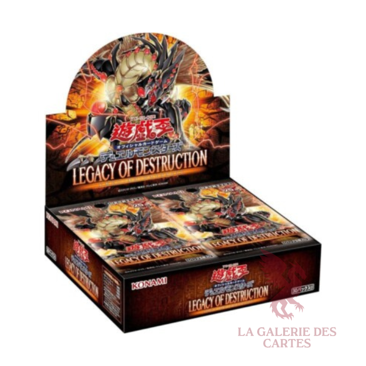 Yu-Gi-Oh! JPN Display OCG Legacy Of Destruction Japonais