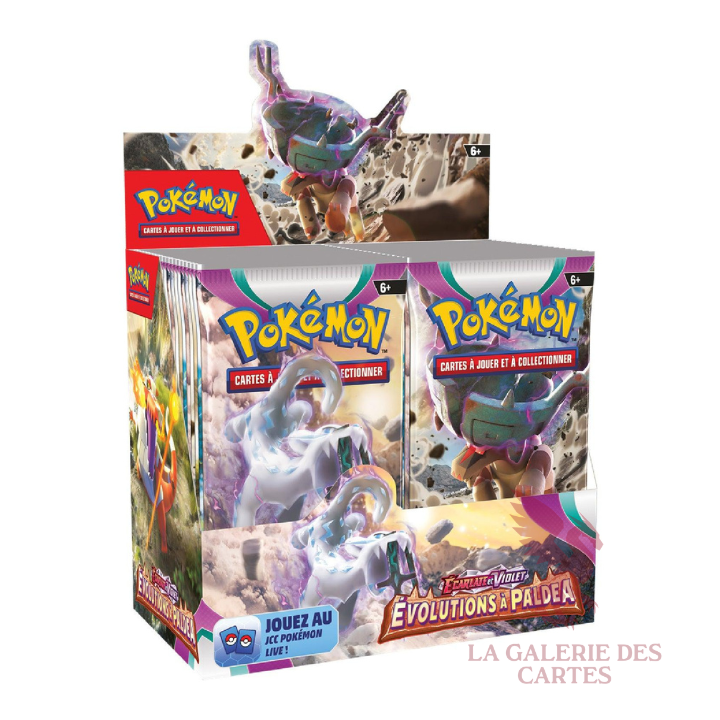 Pokémon FR Display Aventures à Paldea 36 boosters EV2