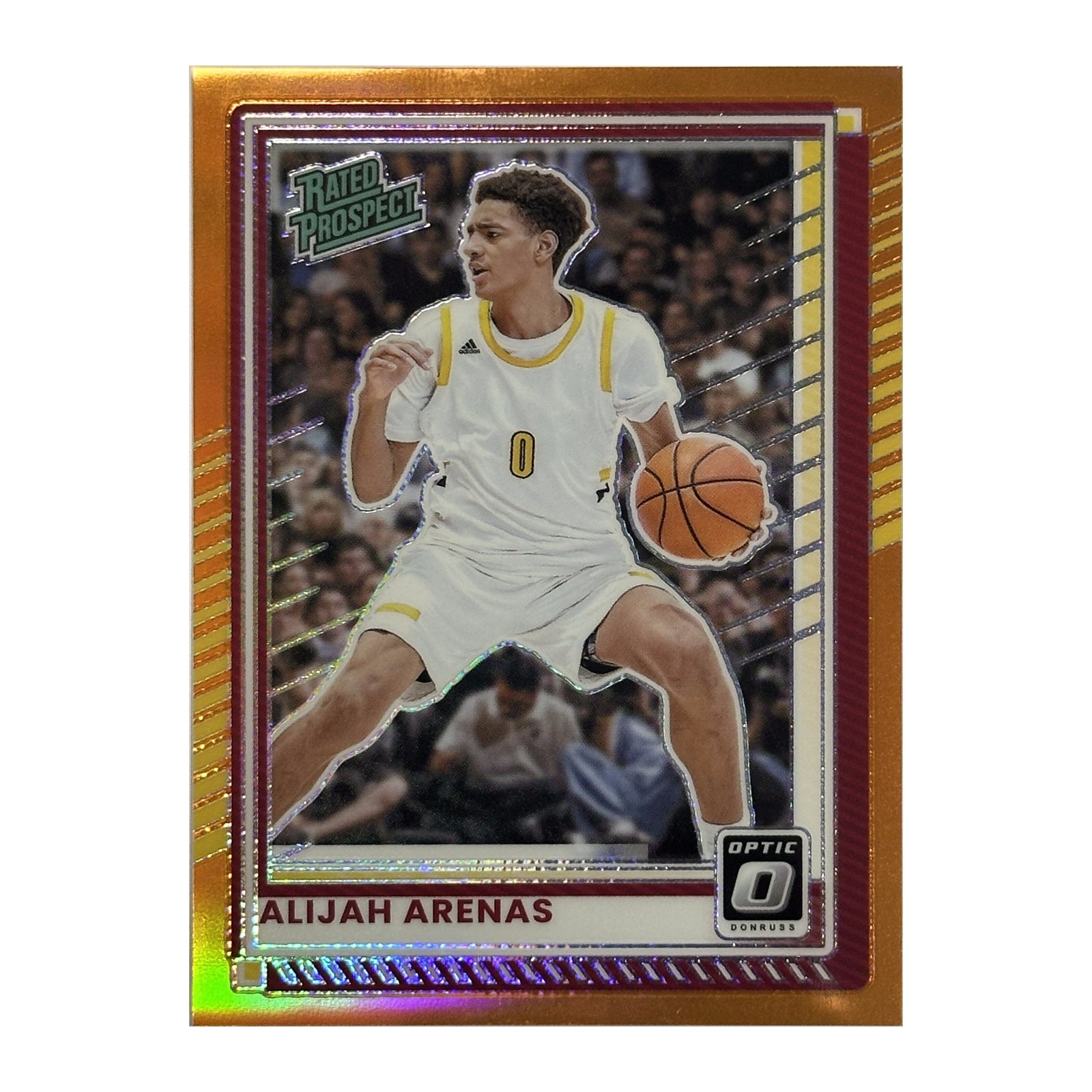 2025-26 Donruss Optic Alijah Arenas Rated Prospect Orange #58 - recto