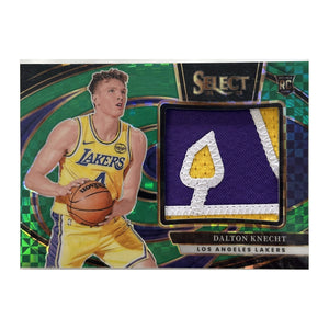 2024-25 Select Dalton Knecht Jumbo RC Patch Green /5 - recto