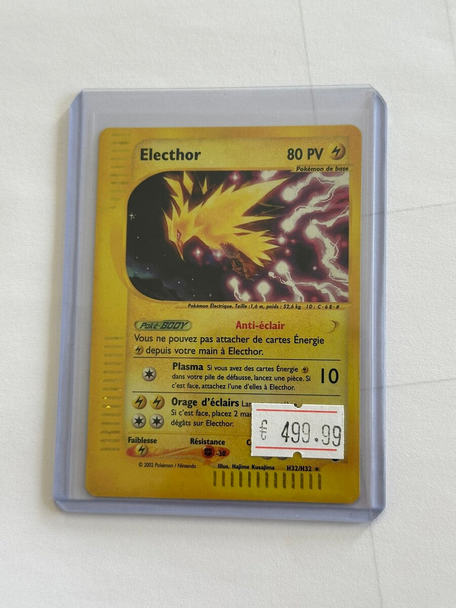 Carte Pokemon Electhor H32/H32 Aquapolis