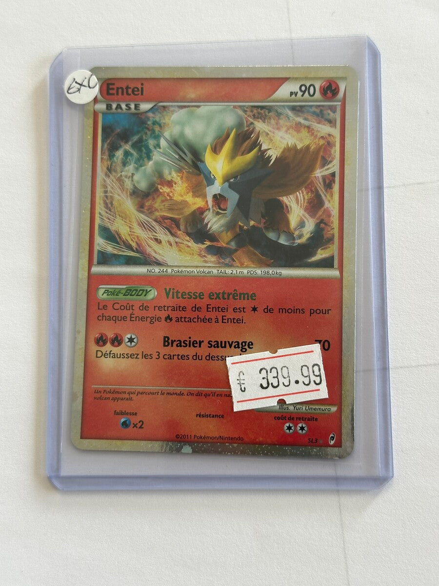 Carte Pokemon Entei SL3 Appel des Legendes shiny