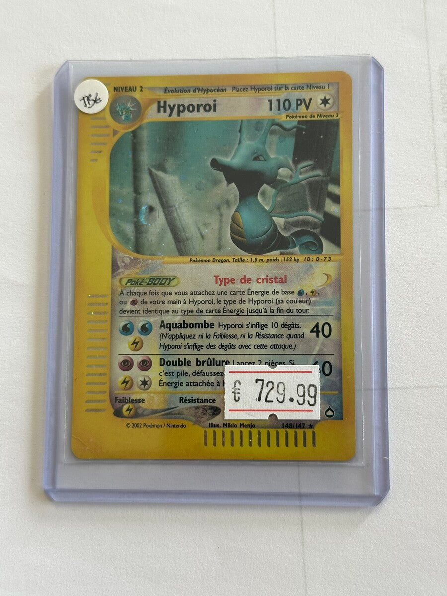 Carte Pokemon Hyporoi 148/147 Aquapolis secrete